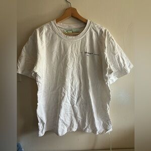 Off-White White Minimal Chest Logo Short Sleeve Tee